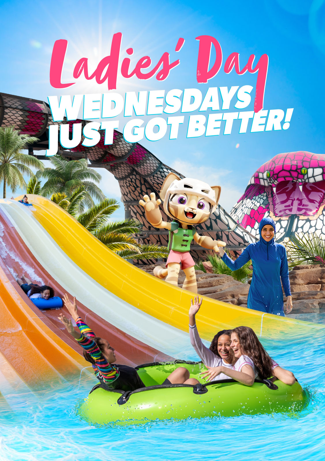 Ladies Day at Desert Falls Sea Caves Waterpark
